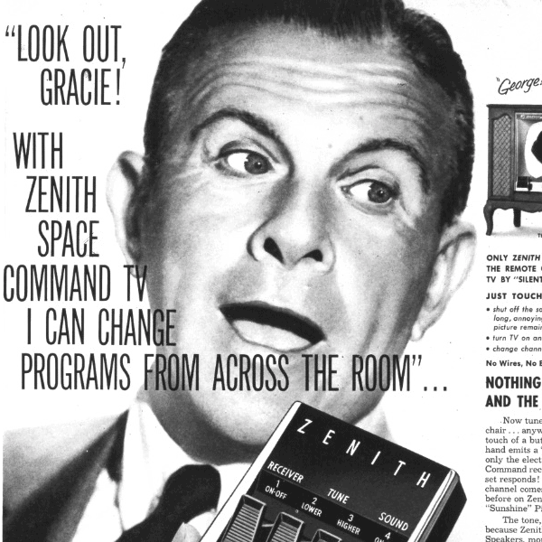 Zenith Space Command TV magazine advertisement